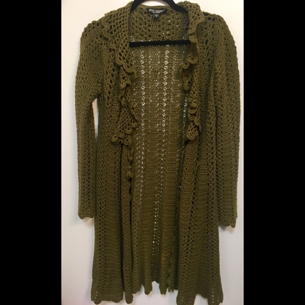 Betsey Johnson Crochet Jacket